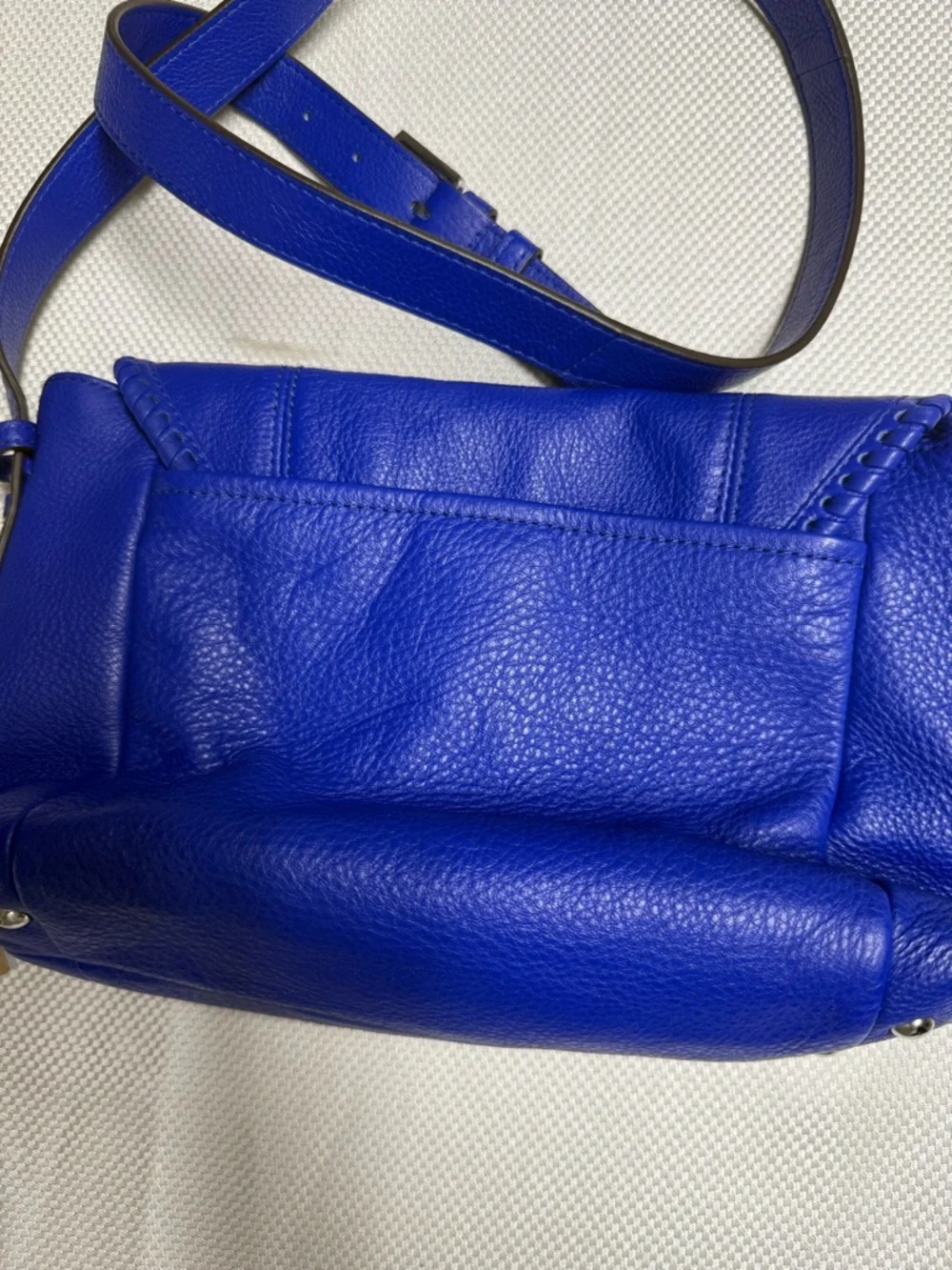 Aimee Kestenberg Cobalt Blue Leather Crossbody Bag - Picture 2 of 11